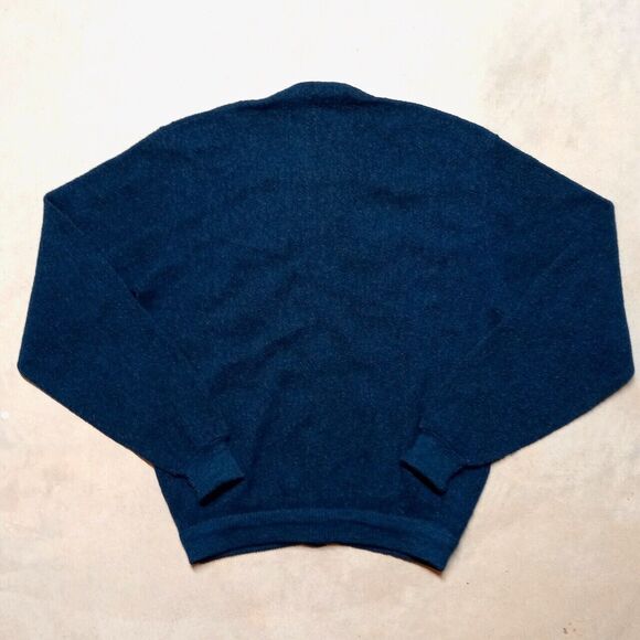 Vintage Jantzen 60s Made in USA Grandpa Retro Knit Cardigan Sweater - Size Large - Picture 3 of 6